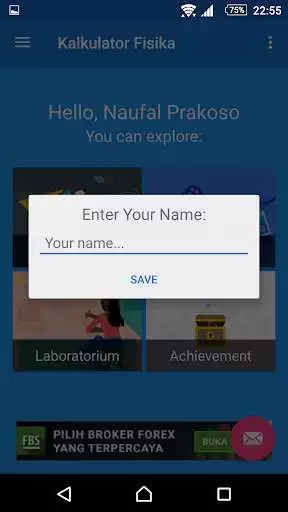 Play Kalkulator Fisika as an online game Kalkulator Fisika with UptoPlay