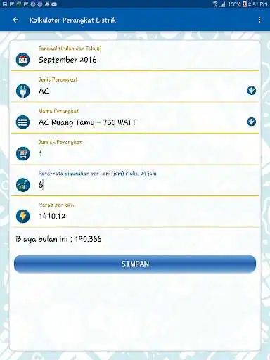 Play Kalkulator Hemat Energi