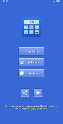 Play Kalkulator pecahan ke desimal, persen dan caranya  and enjoy Kalkulator pecahan ke desimal, persen dan caranya with UptoPlay