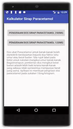 Play Kalkulator Sirap Paracetamol  and enjoy Kalkulator Sirap Paracetamol with UptoPlay