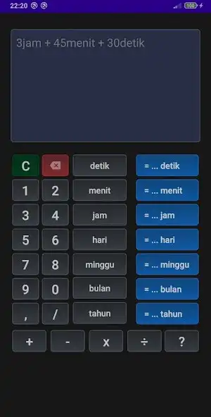 Play Kalkulator waktu jam menit det as an online game Kalkulator waktu jam menit det with UptoPlay