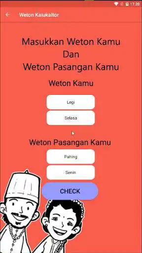 Play Kalkulator Weton Jodoh as an online game Kalkulator Weton Jodoh with UptoPlay
