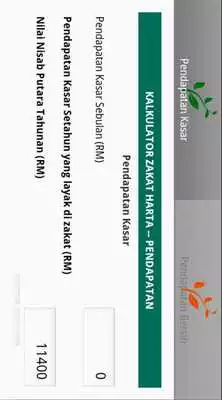 Play Kalkulator Zakat Pendapatan