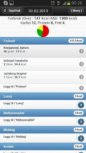 Play Kaloridagboka as an online game Kaloridagboka with UptoPlay
