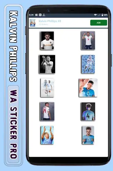 Play Kalvin Phillips - WA Sticker as an online game Kalvin Phillips - WA Sticker with UptoPlay