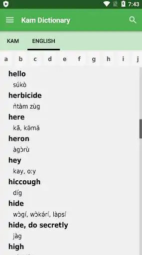 Play Kam dictionary  and enjoy Kam dictionary with UptoPlay