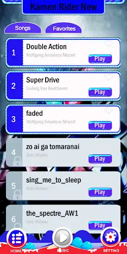 Play Kamean rieder piano tiles  and enjoy Kamean rieder piano tiles with UptoPlay