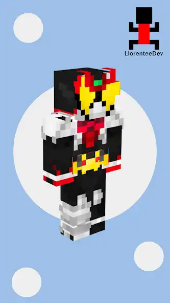 Play Kamen Rider Skin for Minecraft as an online game Kamen Rider Skin for Minecraft with UptoPlay