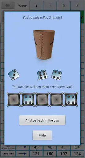 Play Kamikazee Dice Score Card as an online game Kamikazee Dice Score Card with UptoPlay