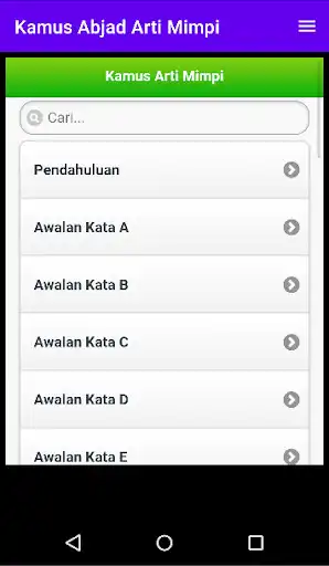 Play Kamus Abjad Arti Mimpi  and enjoy Kamus Abjad Arti Mimpi with UptoPlay
