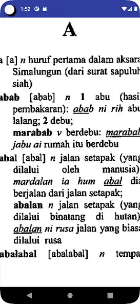 Play Kamus Bahasa Batak Simalungun  and enjoy Kamus Bahasa Batak Simalungun with UptoPlay