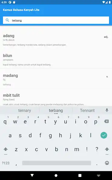 Play Kamus Bahasa Kenyah Lite as an online game Kamus Bahasa Kenyah Lite with UptoPlay