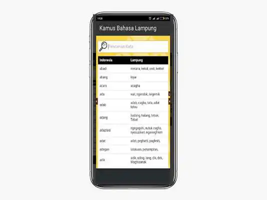 Play Kamus Bahasa Lampung Offline (Translate Lampung)