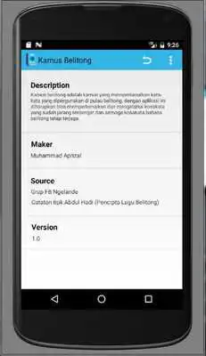 Play Kamus Belitong