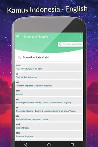 Play Kamus Indonesia - English as an online game Kamus Indonesia - English with UptoPlay