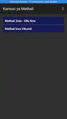 Play Kamusi ya Methali