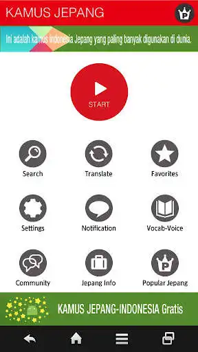 Play KAMUS JEPANG-INDONESIA Gratis  and enjoy KAMUS JEPANG-INDONESIA Gratis with UptoPlay