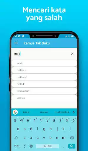 Play Kamus Kata Tidak Baku - Bahasa Indonesia as an online game Kamus Kata Tidak Baku - Bahasa Indonesia with UptoPlay
