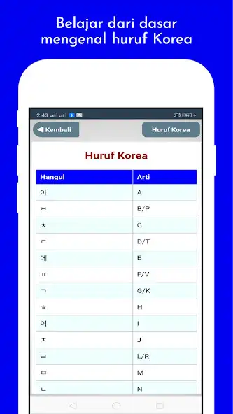Play Kamus Kosakata Bahasa Korea Offline Lengkap as an online game Kamus Kosakata Bahasa Korea Offline Lengkap with UptoPlay
