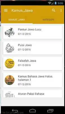 Play Kamus Pepak Jawa Lengkap