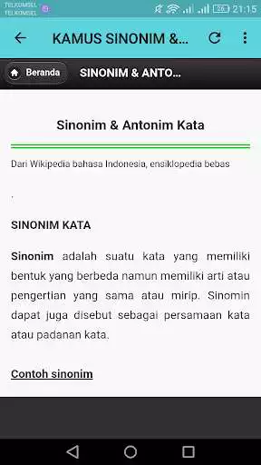 Play Kamus Sinonim dan Anonim A-Z as an online game Kamus Sinonim dan Anonim A-Z with UptoPlay