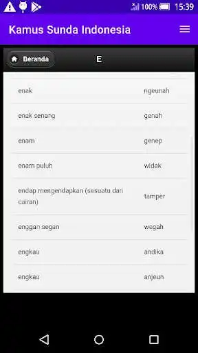 Play Kamus Sunda Indonesia as an online game Kamus Sunda Indonesia with UptoPlay