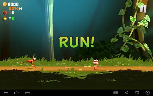 Play KangooRun - Kangaroo Runner! as an online game KangooRun - Kangaroo Runner! with UptoPlay