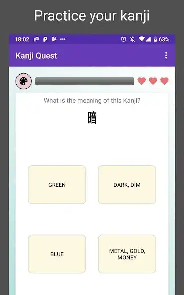 Play Kanji Quest - study for JLPT in a fun Kanji Game !  and enjoy Kanji Quest - study for JLPT in a fun Kanji Game ! with UptoPlay
