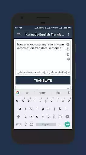 Play Kannada English Translator as an online game Kannada English Translator with UptoPlay