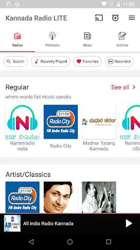 Play Kannada FM Radios HD  and enjoy Kannada FM Radios HD with UptoPlay