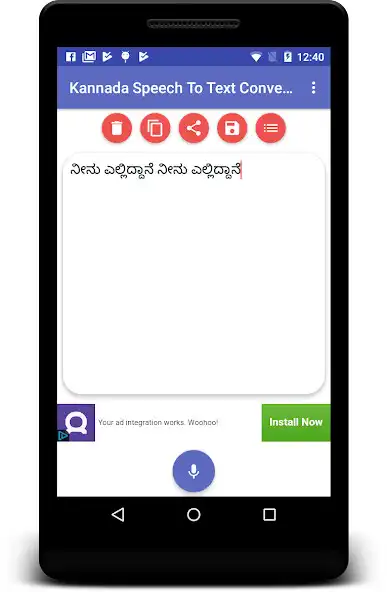 Play Kannada Speech To Text Convertor as an online game Kannada Speech To Text Convertor with UptoPlay