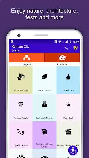 Play Kansas City Travel & Explore, Offline Travel Guide  and enjoy Kansas City Travel & Explore, Offline Travel Guide with UptoPlay