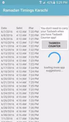 Play Karachi Ramadan Timings