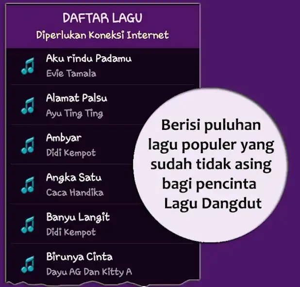 Play Karaoke Dangdut mp3 as an online game Karaoke Dangdut mp3 with UptoPlay