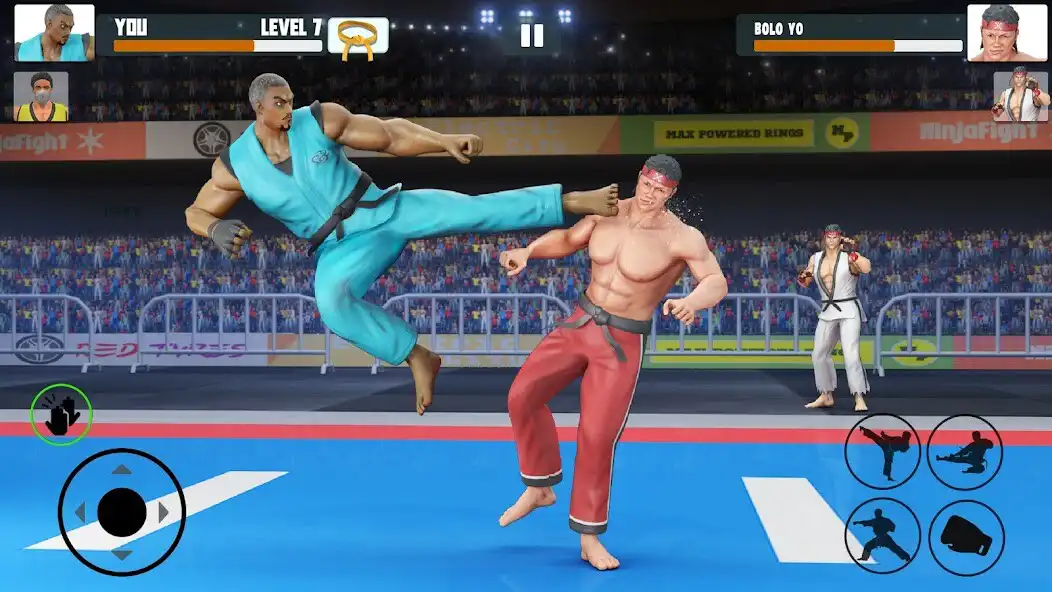 Play Karate Fighter: Fighting Games as an online game Karate Fighter: Fighting Games with UptoPlay