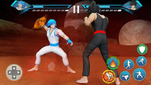 Play Karate King Kung-Fu Fight Game as an online game Karate King Kung-Fu Fight Game with UptoPlay