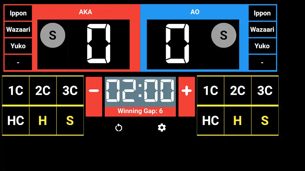 Play Karate Kumite Scoreboard as an online game Karate Kumite Scoreboard with UptoPlay