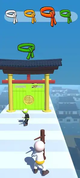 Play Karate Runner as an online game Karate Runner with UptoPlay