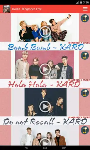 Play KARD - Ringtones Free  and enjoy KARD - Ringtones Free with UptoPlay