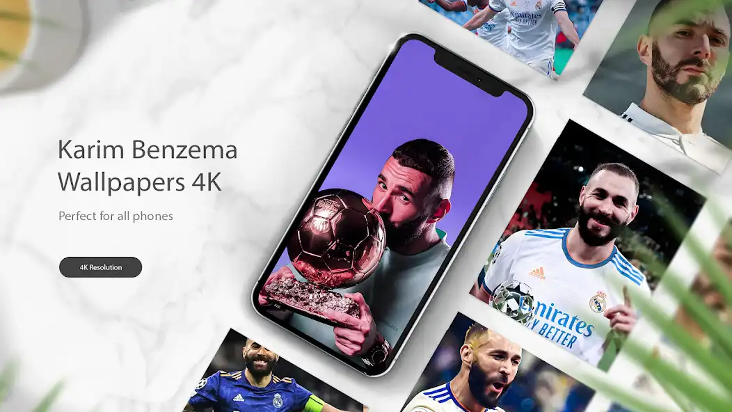 Play Karim Benzema Wallpaper 4K  and enjoy Karim Benzema Wallpaper 4K with UptoPlay
