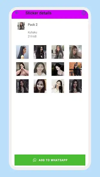 Play Karina Aespa WAStickerApps as an online game Karina Aespa WAStickerApps with UptoPlay