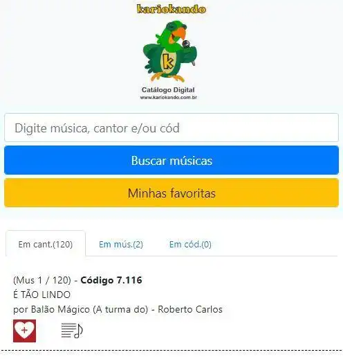 Play Kariokando - Catálogo Digital  and enjoy Kariokando - Catálogo Digital with UptoPlay