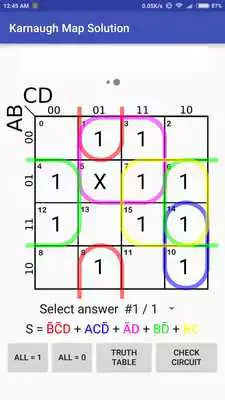 Play Karnaugh Kmap Solver (FREE)