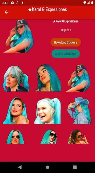 Play Karol G Stickers  and enjoy Karol G Stickers with UptoPlay