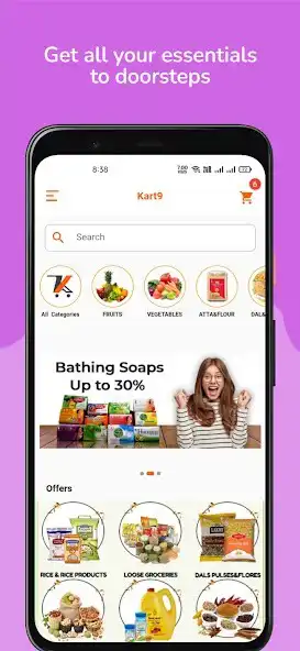 Play Kart9 - Online Groceries  and enjoy Kart9 - Online Groceries with UptoPlay