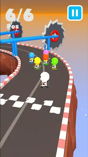 Play Kart Mania: One Tap Kart Racer as an online game Kart Mania: One Tap Kart Racer with UptoPlay
