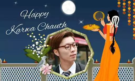 Play karwa chauth Photo frames