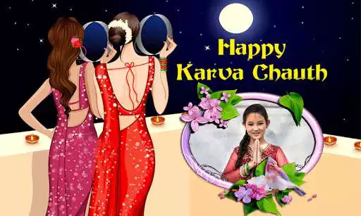 Play karwa chauth Photo frames