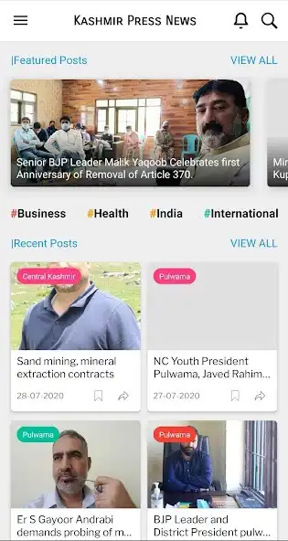 Play Kashmir Press News  and enjoy Kashmir Press News with UptoPlay