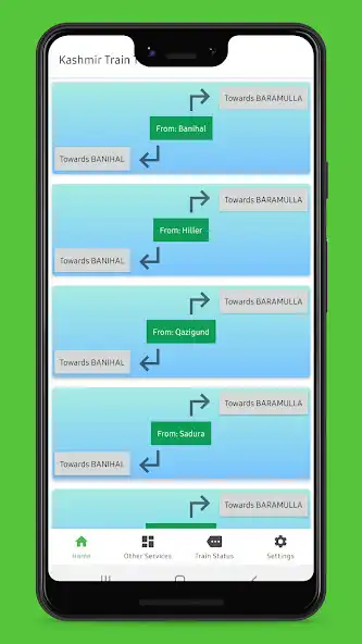 Play Kashmir Train Timings  and enjoy Kashmir Train Timings with UptoPlay